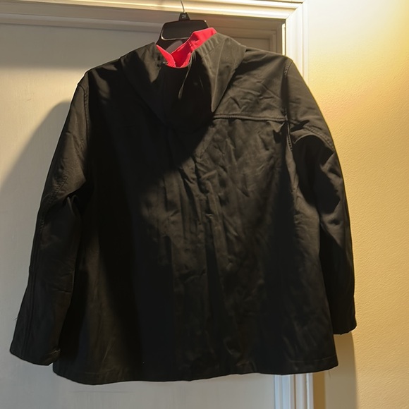 Hooded Free Tech 3X 22/24W Zip Front waterproof outdoor Jacket Soft Lining - Picture 4 of 9